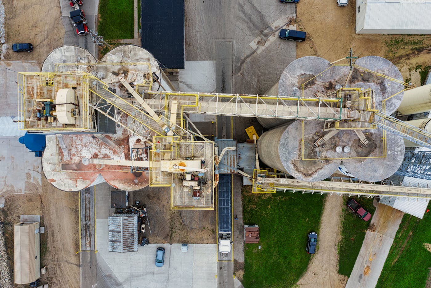 Aerial view of a Waste-to-Energy plant